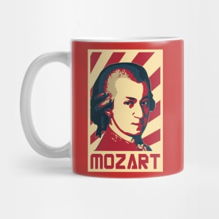 Mozart Retro Propaganda Mug